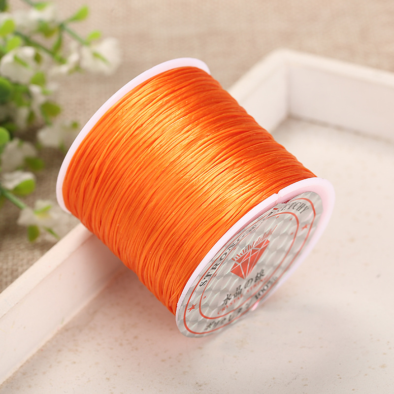 Colors Elastic Flat Multi-strand Crystal String for Jewelry Making