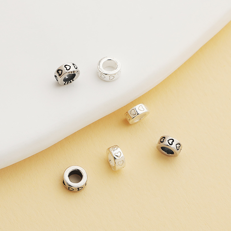 925 Sterling Silver Cute Spacer Beads for Jewelry Making