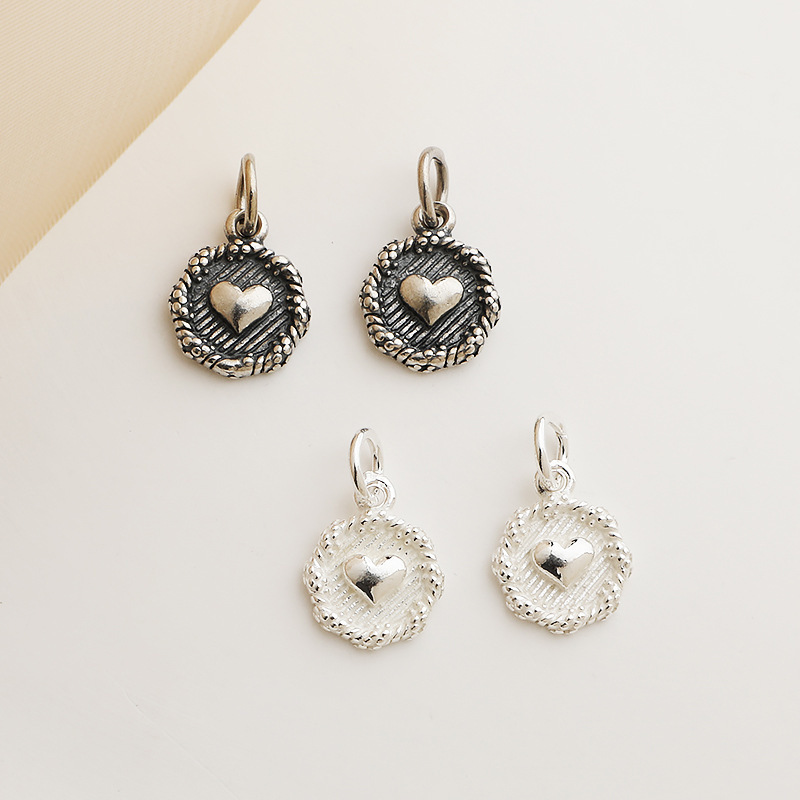 925 Sterling Silver Cute Charms Jewelry Pendant Accessory