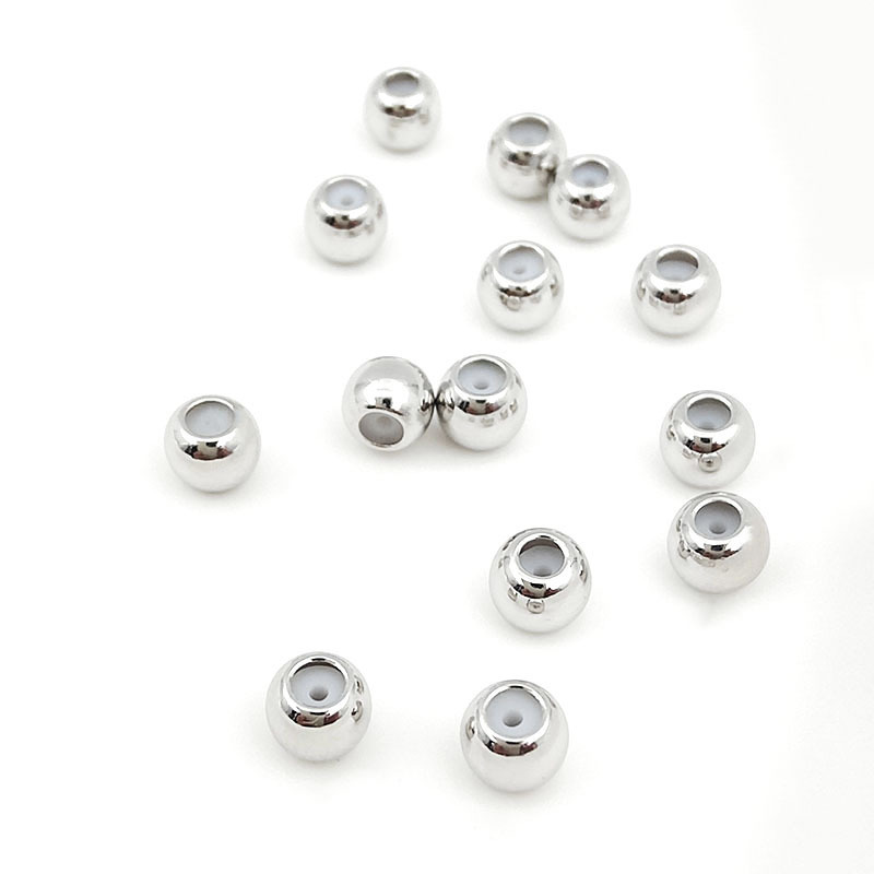 Stopper Beads Silicone Slider Beads 3mm 4mm 5mm