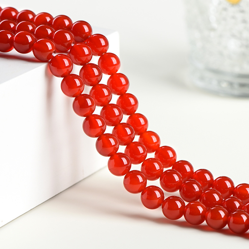 Natural Gemstone 4-12mm Round Beads Strand