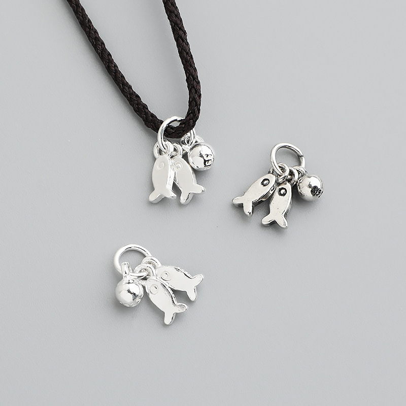 925 Sterling Silver Cute Charms Jewelry Pendant Accessory