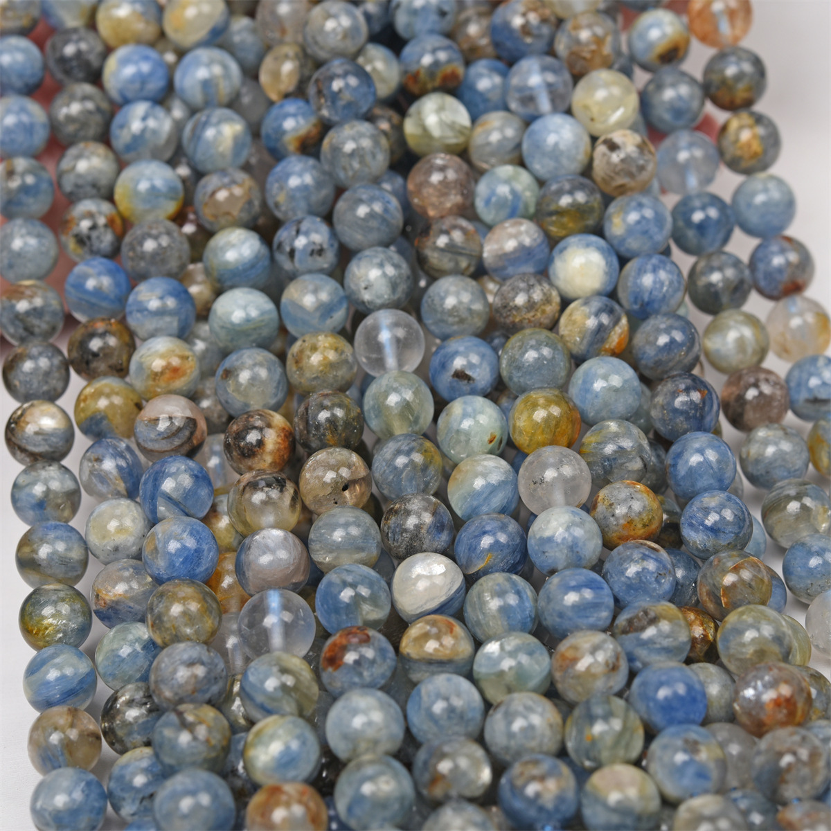 Natural Gemstone 4-12mm Round Beads Strand