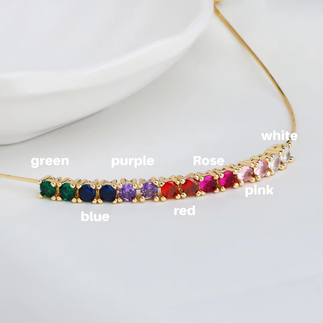 Colored Zircon Prong Setting Beads