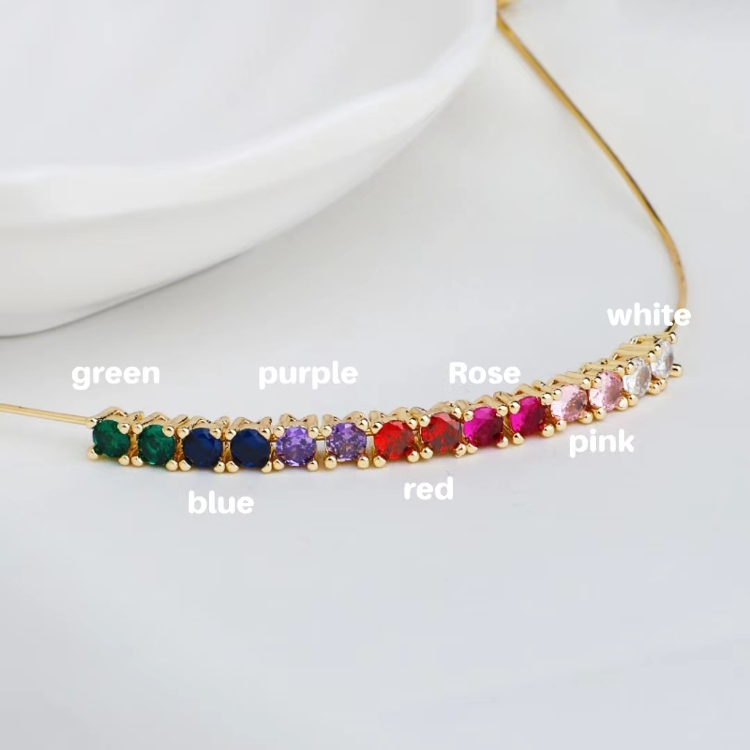 Colored Zircon Prong Setting Beads