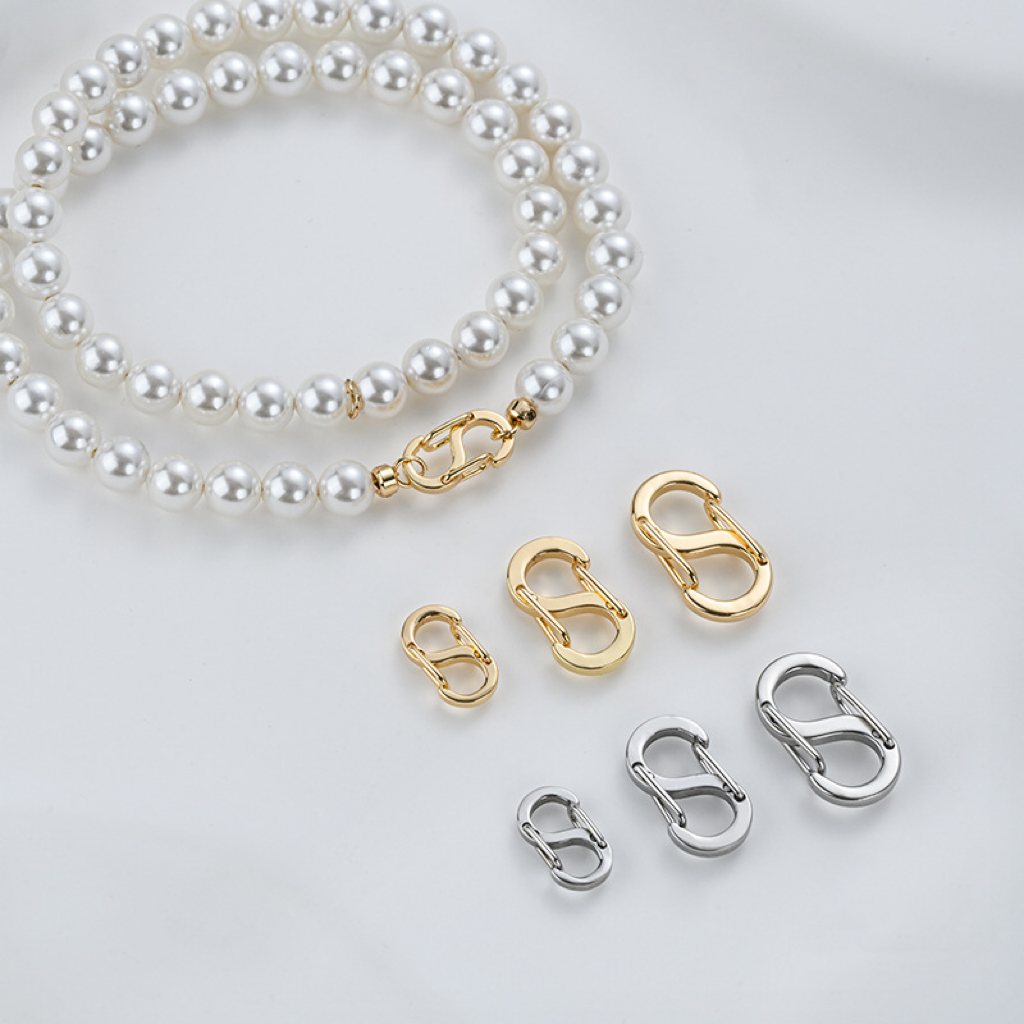 Titanium Steel “S” Shaped Double-Head Buckle Jewelry Accessory