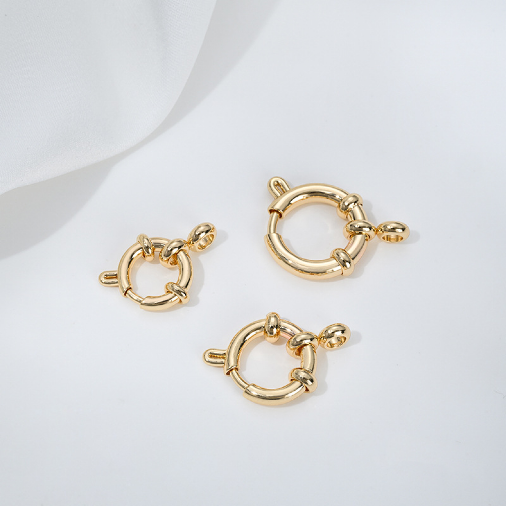 Titanium Steel Round Sailor Style Buckle Jewelry Accessory