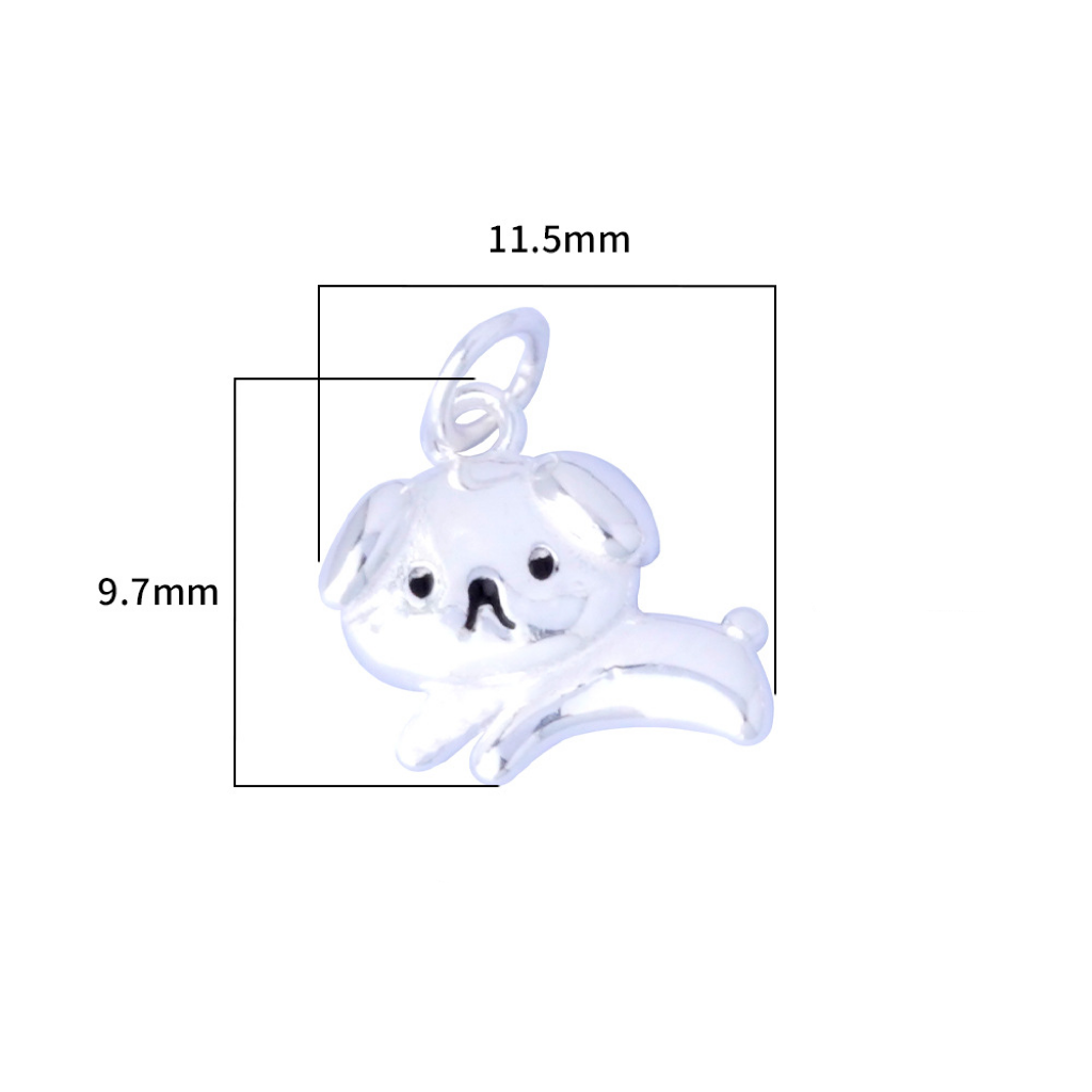 925 Sterling Silver Cute Charms Jewelry Pendant Accessory