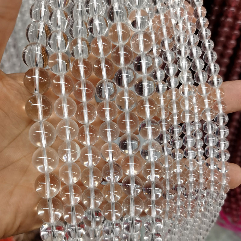 Natural Gemstone 4-12mm Round Beads Strand