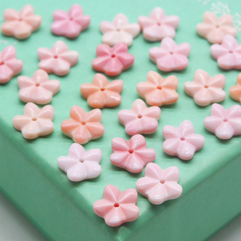 Flowers Carved from Natural Shell 1 Piece