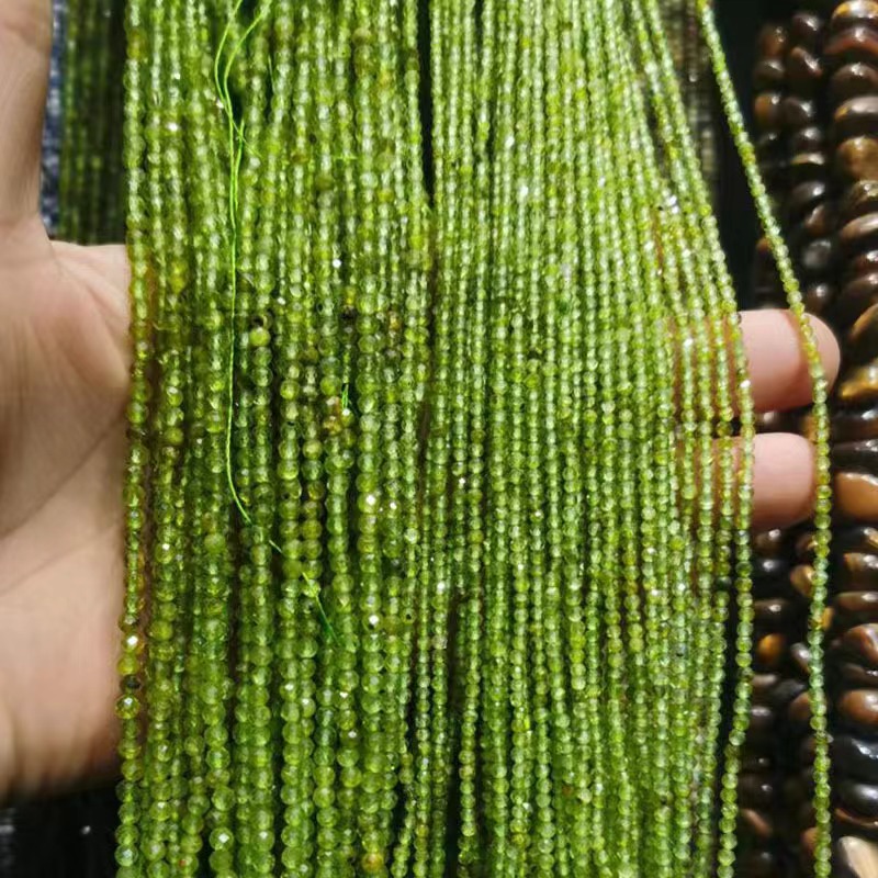 Natural Gemstone 2mm 3mm 4mm Faced Beads Strand-likayjewel