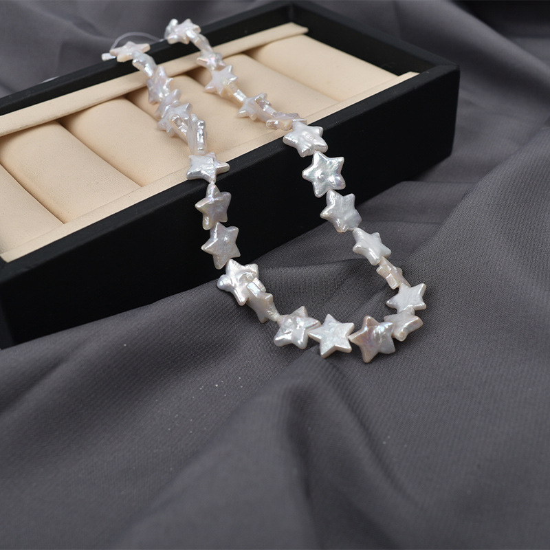 11-12mm Star Shaped Baroque Freshwater Pearl Bead
