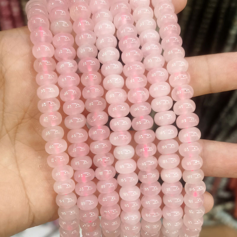 Natural Gemstone 5*8mm Wheel Beads Strand