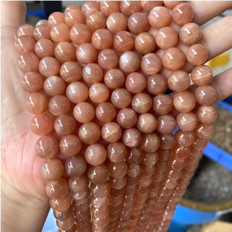 Natural Gemstone 4-12mm Round Beads Strand