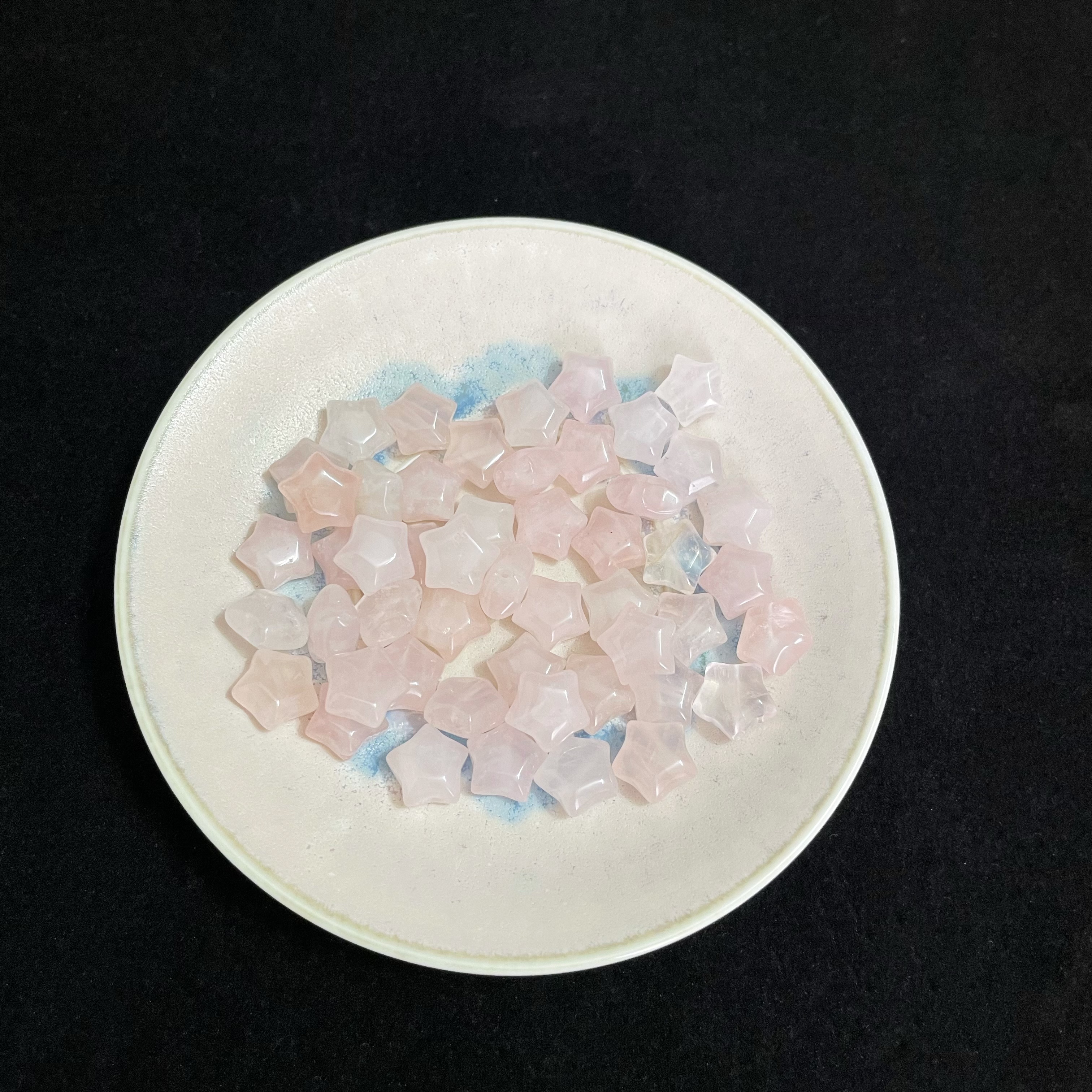 Pink Star 10mm Rose Quartz Star Beads for Jewelry DIY