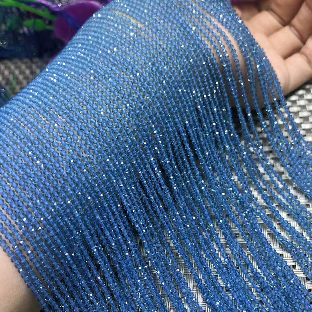 Natural Gemstone 2mm 3mm 4mm Faced Beads Strand