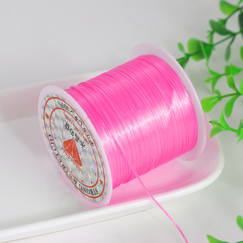 Colors Elastic Flat Multi-strand Crystal String for Jewelry Making