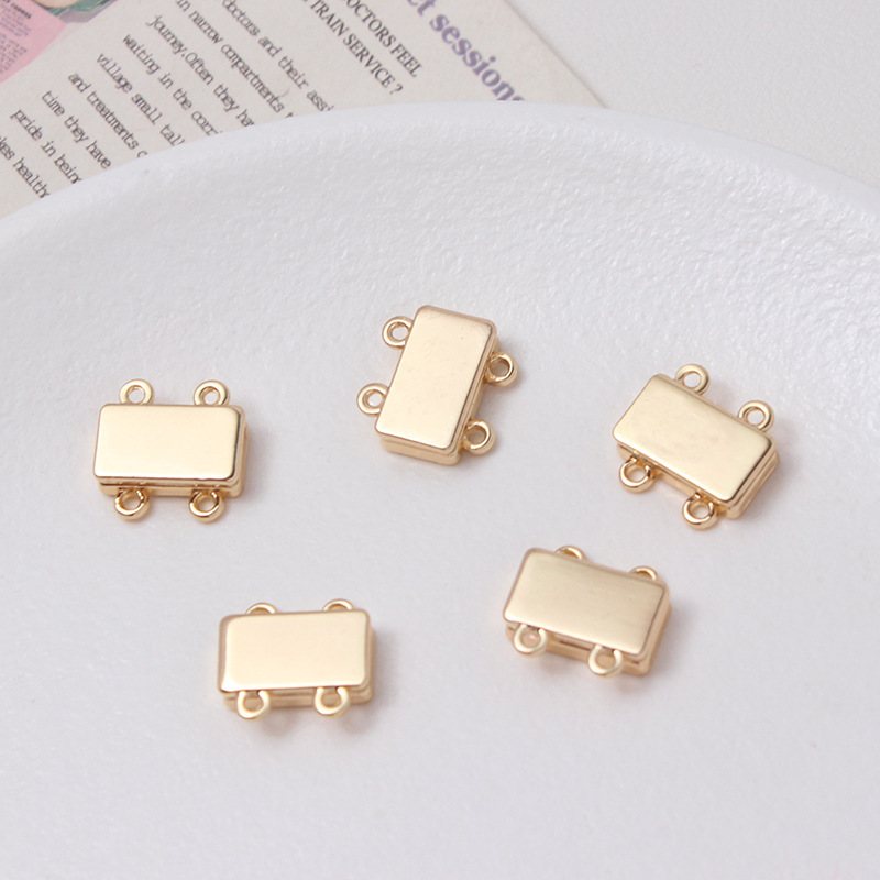 Rectangle Magnetic Buckle for Multiple Lines Bracelet and Necklace Mak