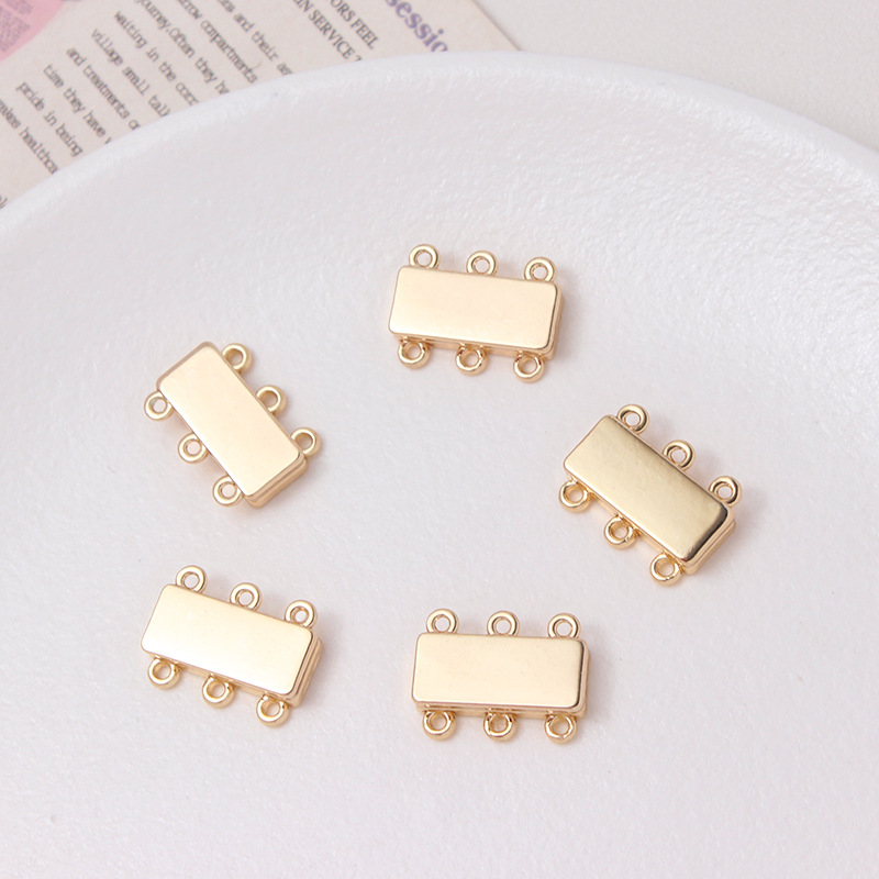 Rectangle Magnetic Buckle for Multiple Lines Bracelet and Necklace Mak