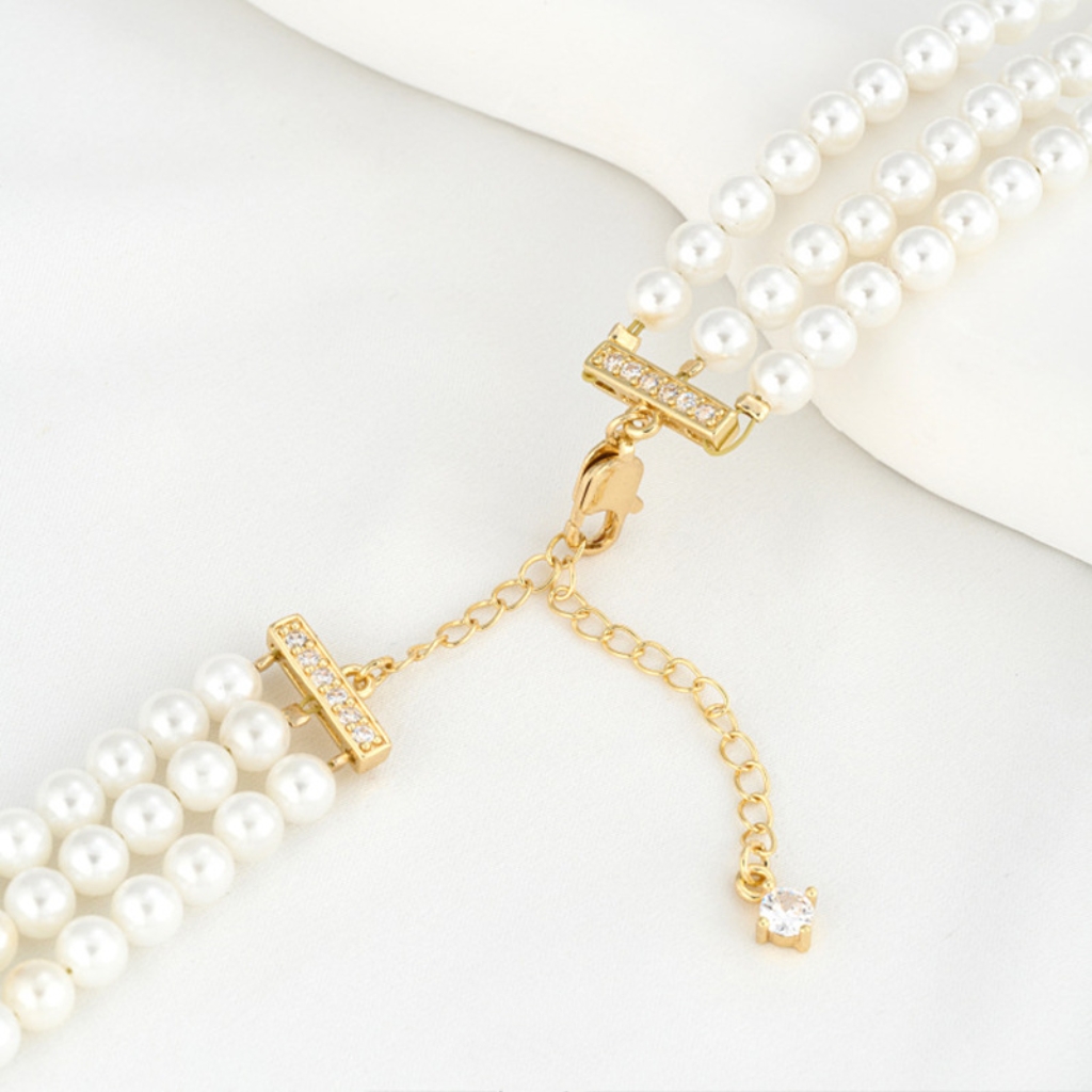 Multi Holes Bar with Fishtail Lobster Buckle and Extension Chain Set