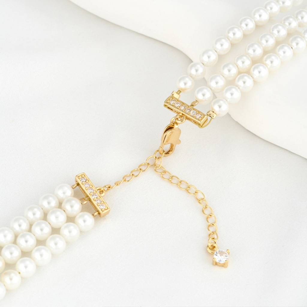 Multi Holes Bar with Fishtail Lobster Buckle and Extension Chain Set