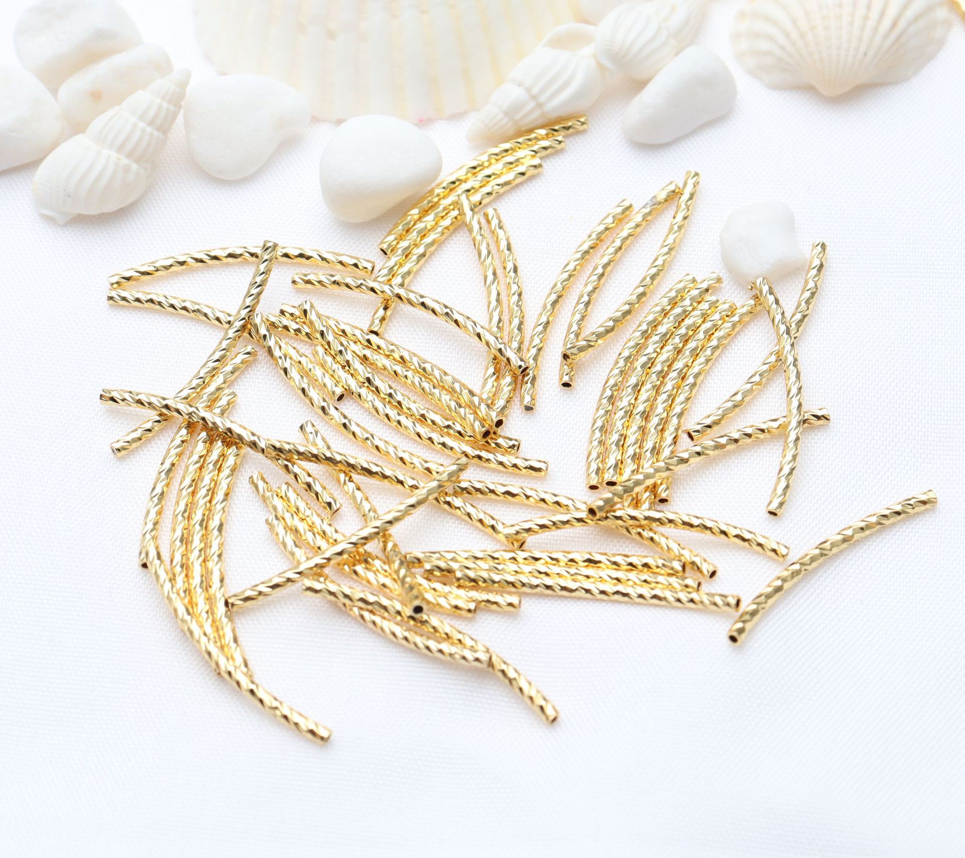 Shining Gold Plated Copper Tube 