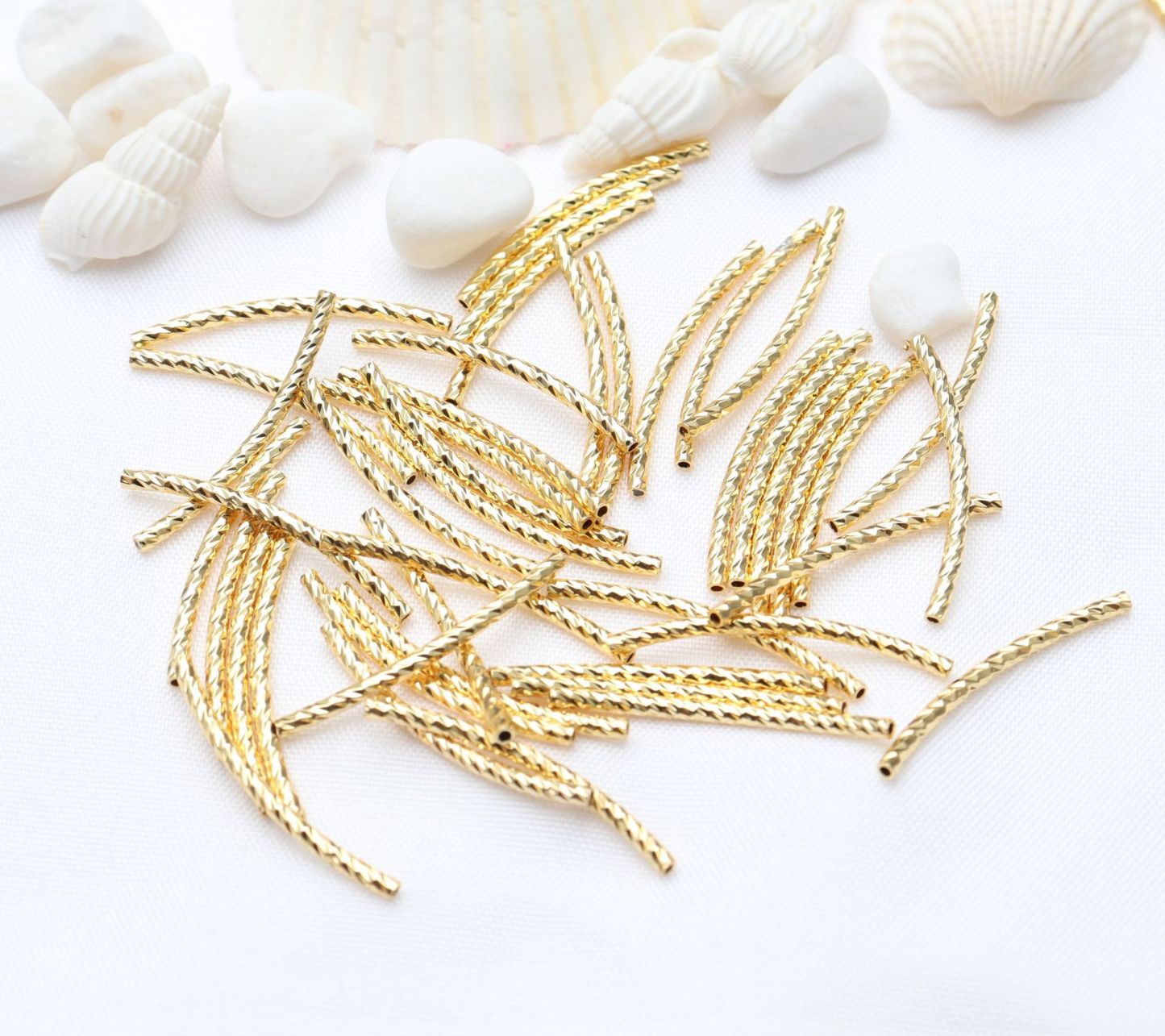 Shining Gold Plated Copper Tube 