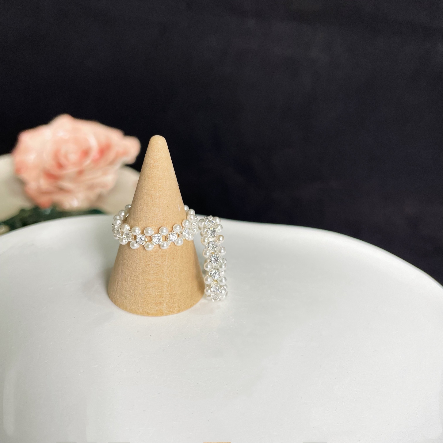 Starry Ring Stellar Whispers A Celestial Symphony Ring