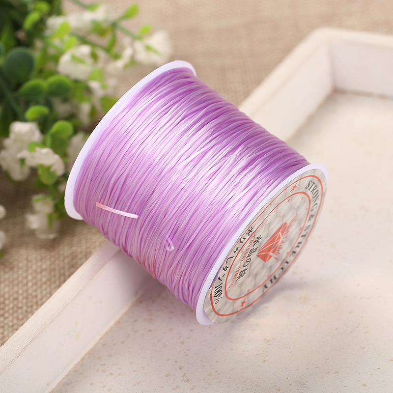Colors Elastic Flat Multi-strand Crystal String for Jewelry Making