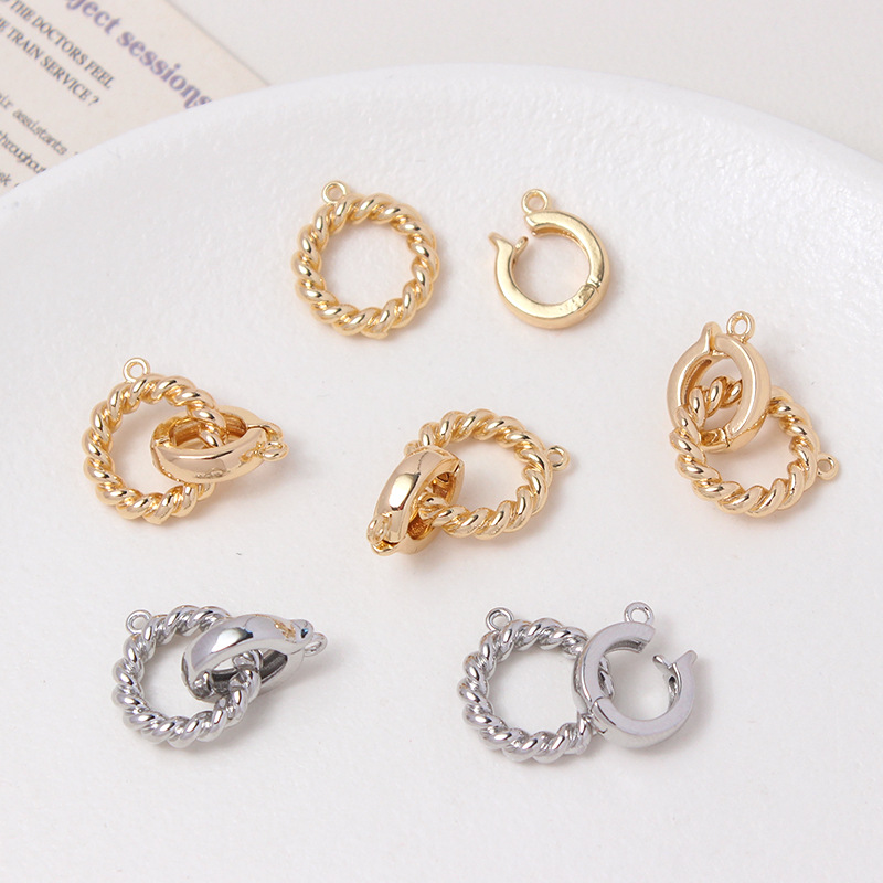 11mm Round Shaped All-purpose Buckle Jewelry Accessory 1 Piece