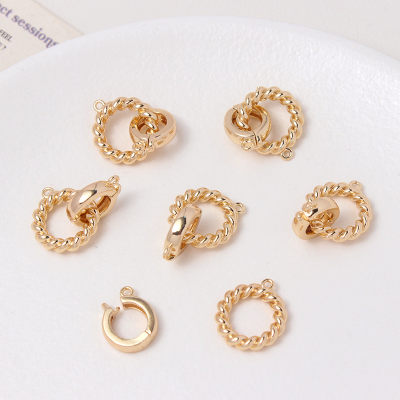 11mm Round Shaped All-purpose Buckle Jewelry Accessory 1 Piece