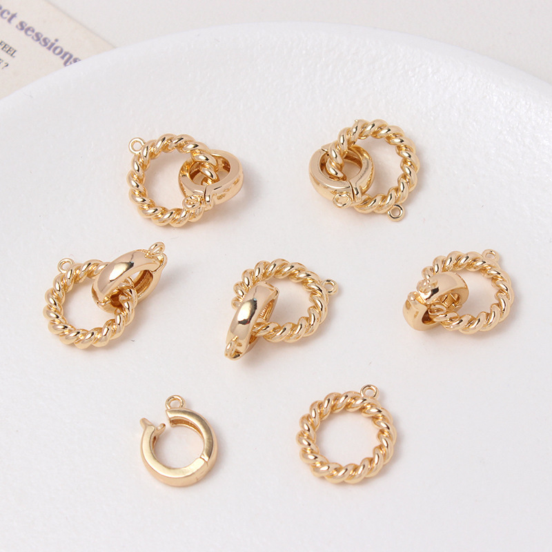 11mm Round Shaped All-purpose Buckle Jewelry Accessory 1 Piece