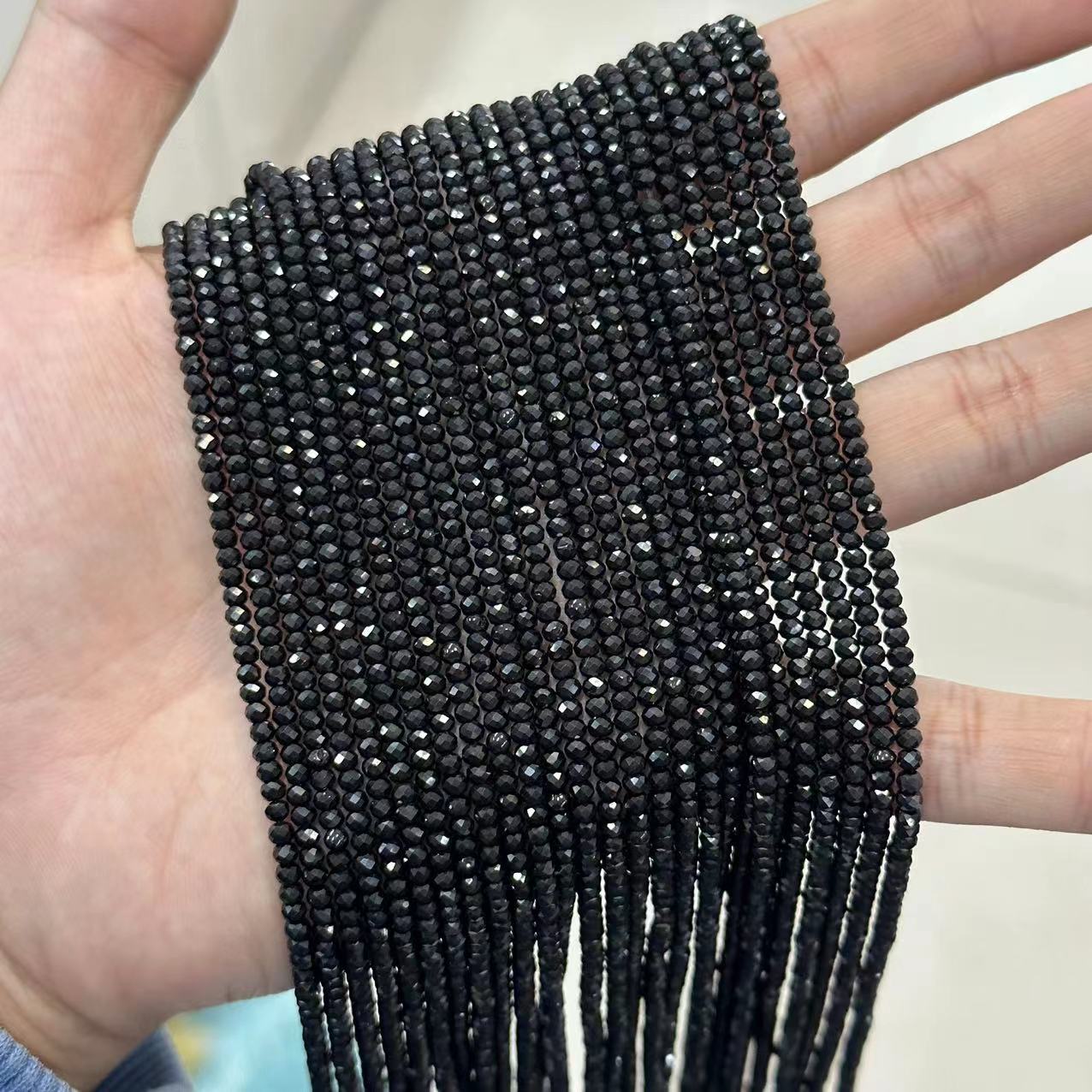 2*3mm 3*4mm Natural Gemstone Faceted Wheel Beads Strand for Jewelry DI