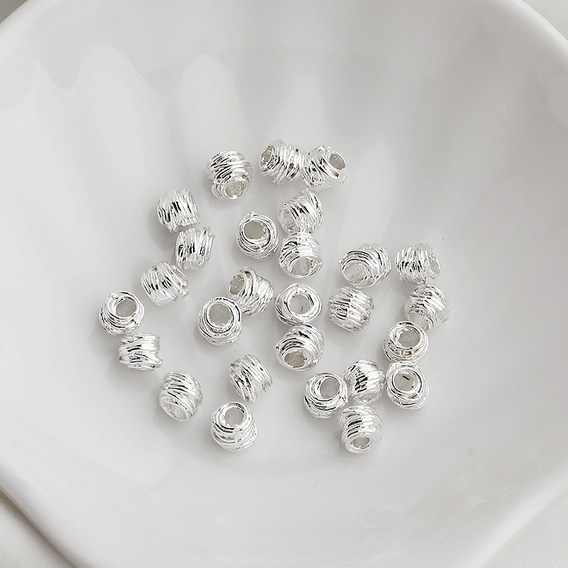 Gold Plated Brass Smooth Wheel Spacer Beads