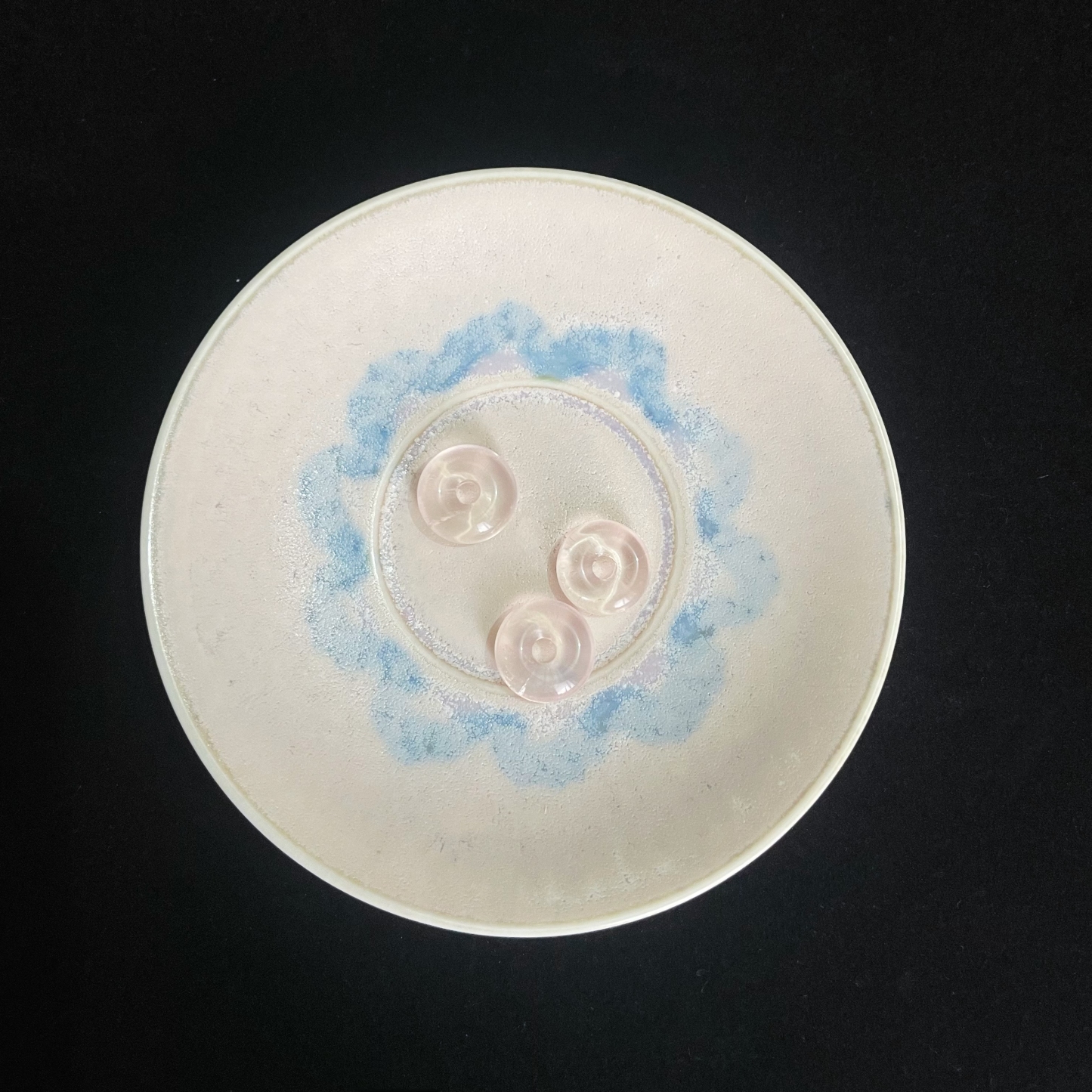 13.6mm Mozambique Rose Quartz Doughnut Charm for Jewelry DIY