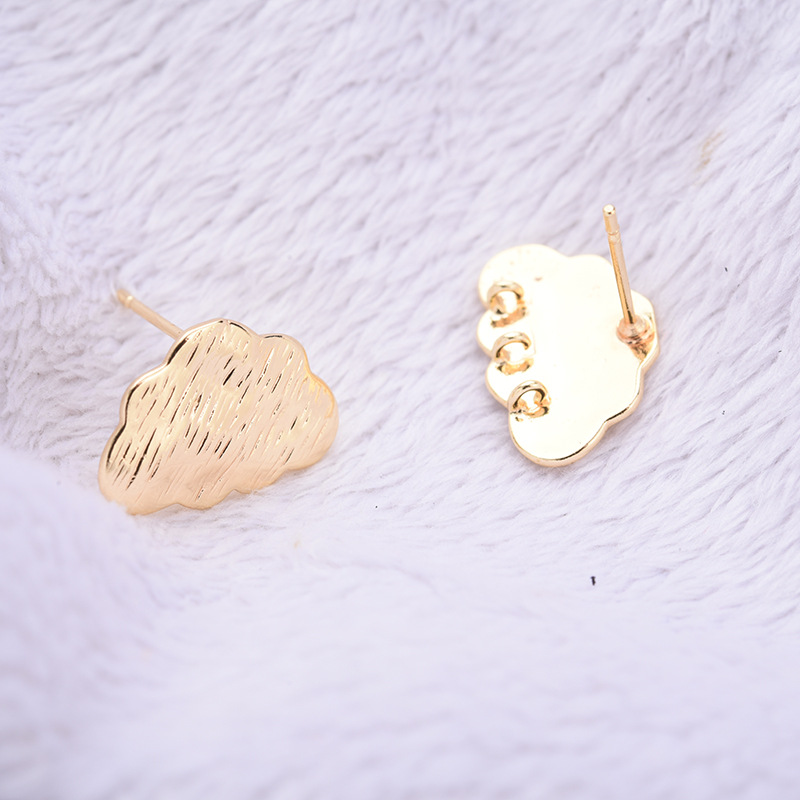 Ornamented Earrings Posts Accessory for Earrings Making-likayjewel