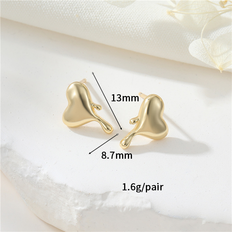 Ornamented Earrings Posts Accessory for Earrings Making