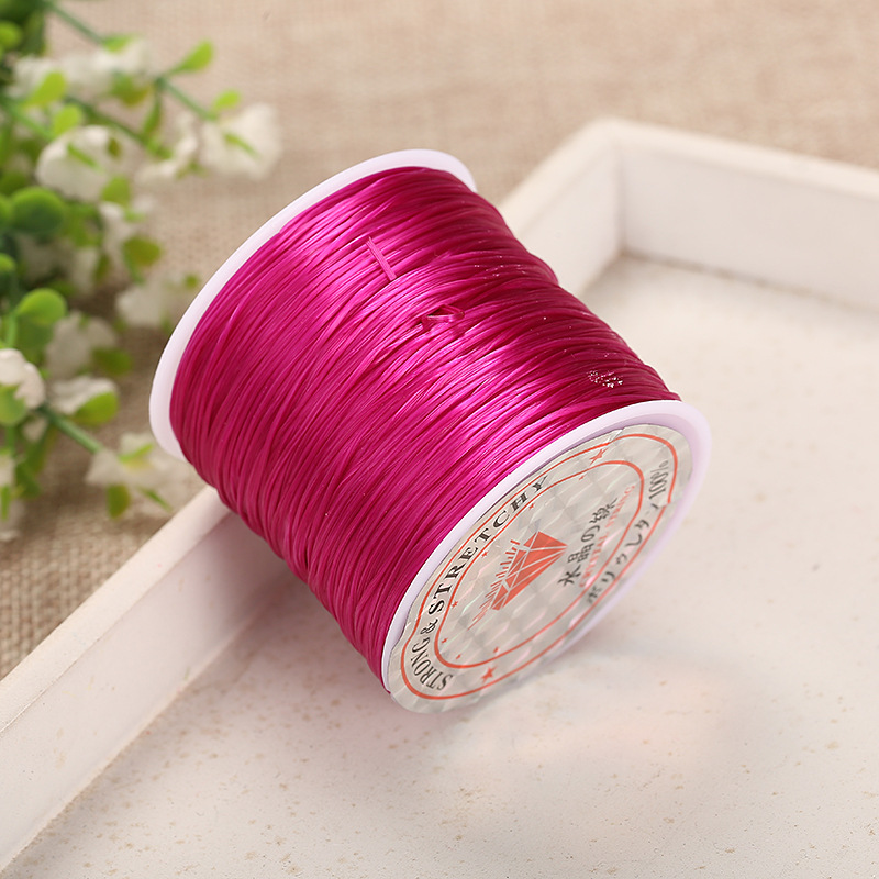 Colors Elastic Flat Multi-strand Crystal String for Jewelry Making