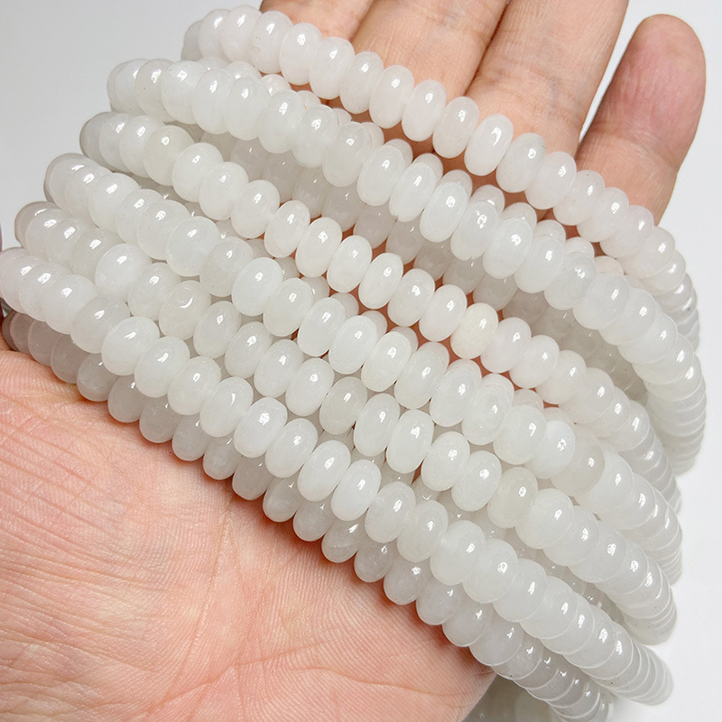 Natural Gemstone 5*8mm Wheel Beads Strand