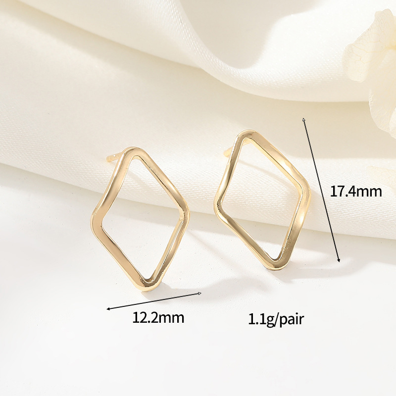 Ornamented Earrings Posts Accessory for Earrings Making