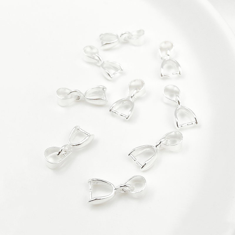 Gold Plated Simple Pendant Buckle Ring Clip Pendant Connector Accessory