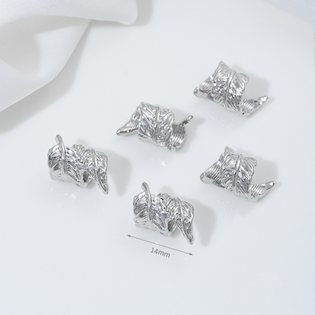 Gold Plated Decorative Tubular Spacer Bead for Jewelry Making Multiple Style