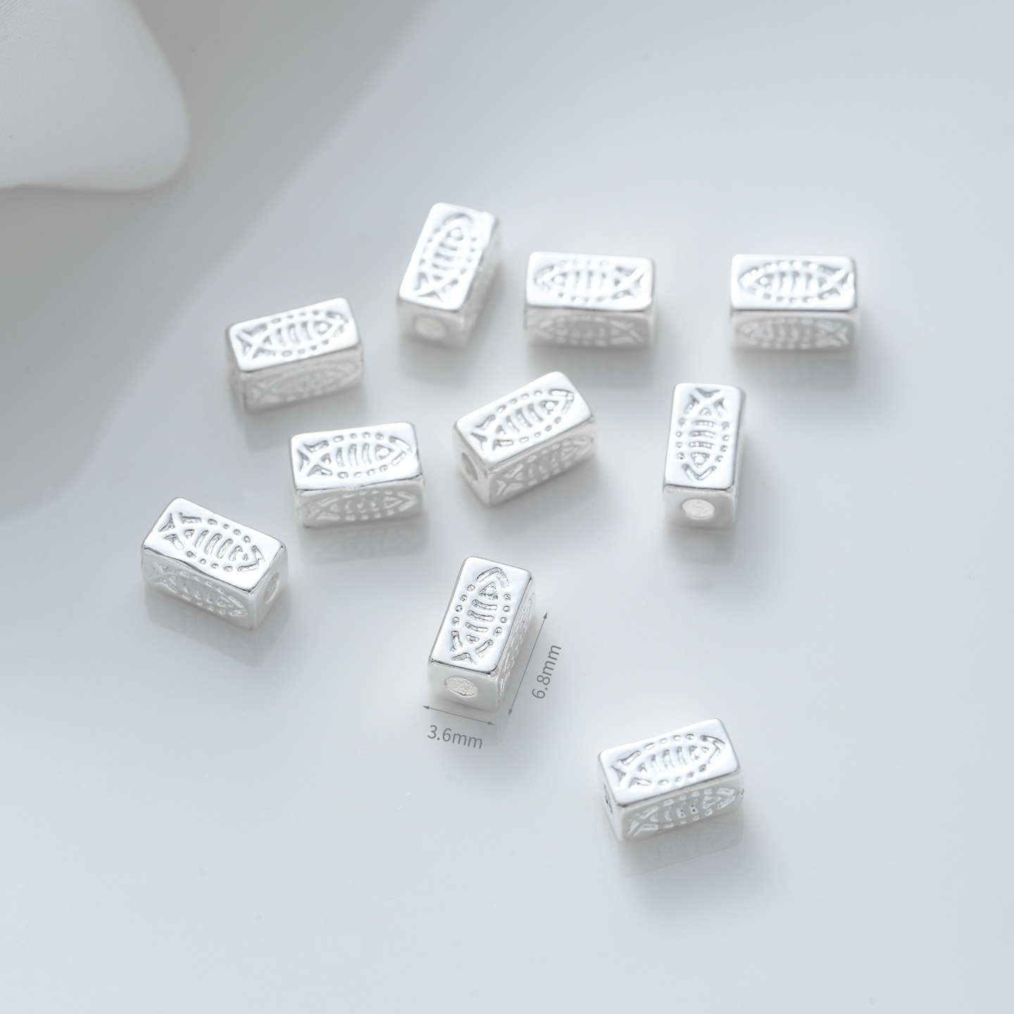 Gold Plated Cubic Zirconia Inlaid Tube Spacer Beads Connector for Jewelry DIY Multiple Style