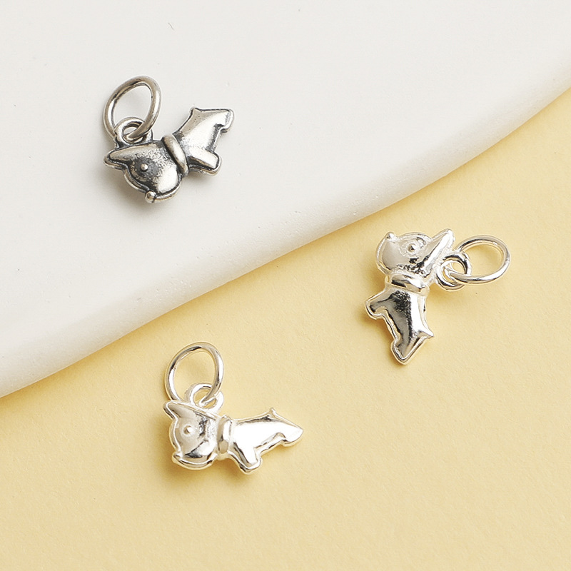 925 Sterling Silver Cute Charms Jewelry Pendant Accessory