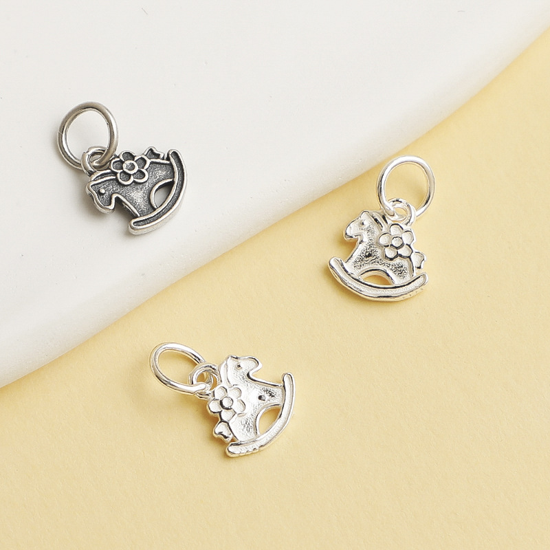 925 Sterling Silver Cute Charms Jewelry Pendant Accessory