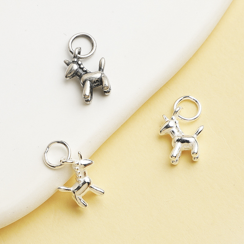 925 Sterling Silver Cute Charms Jewelry Pendant Accessory