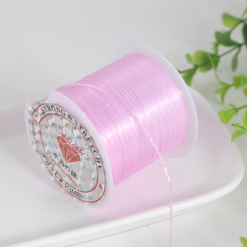 Colors Elastic Flat Multi-strand Crystal String for Jewelry Making