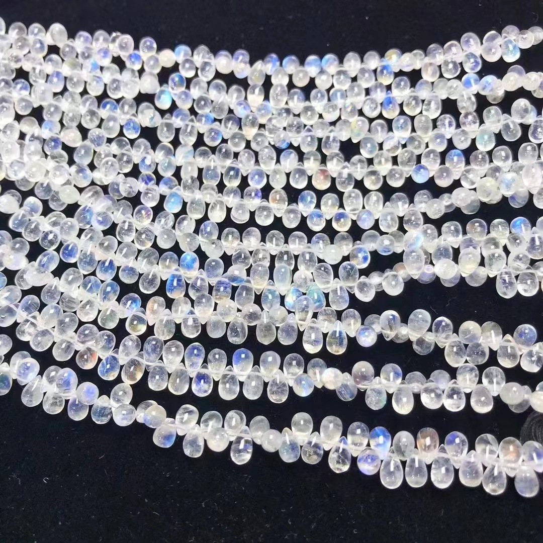 Multi High Quality Natural Gemstone Teardrop Beads 10 PCS for Jewelry DIY