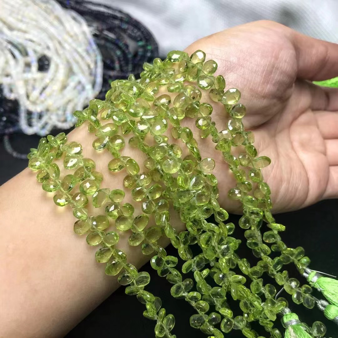 Multi High Quality Natural Gemstone Teardrop Beads 10 PCS for Jewelry DIY