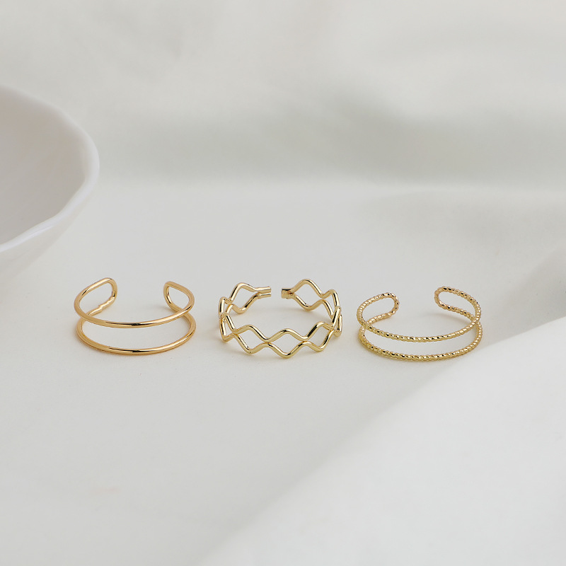 14k Gold Plated Dual Line Ring Accessory for Ring Making